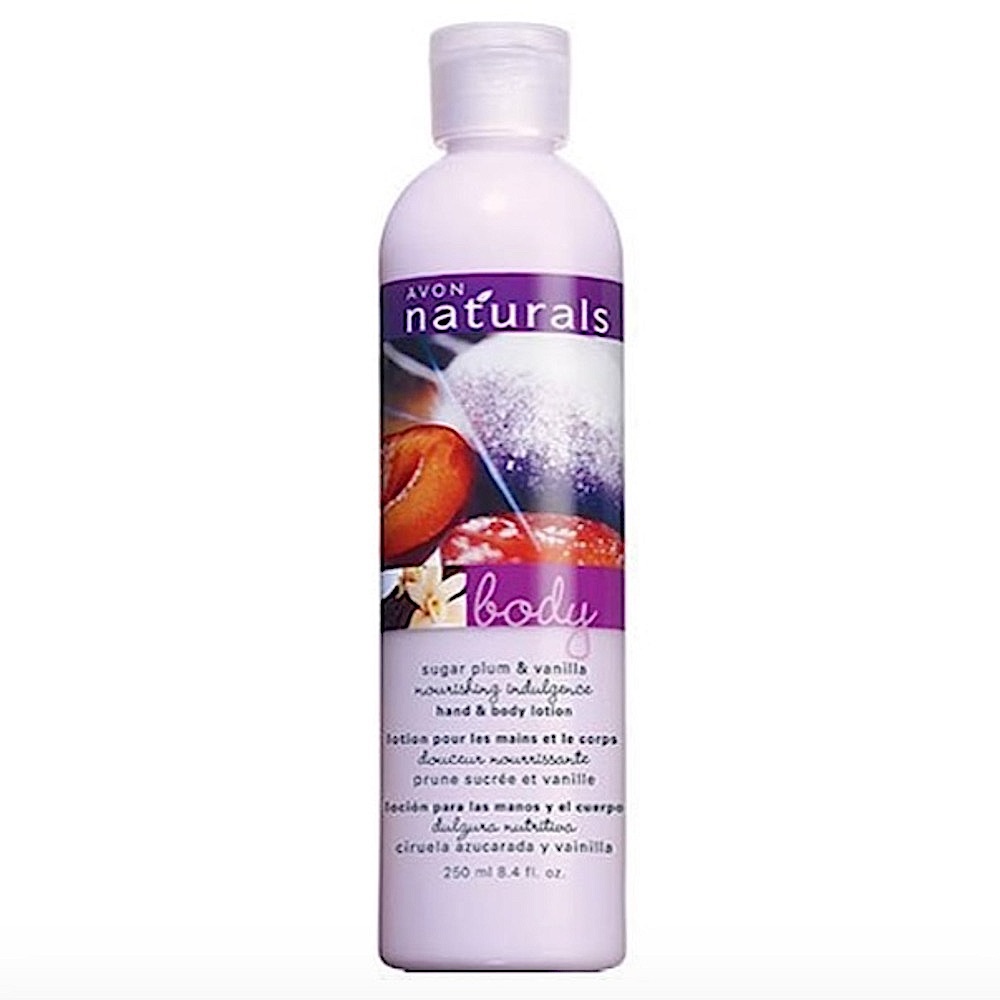 AVON NATURALS Body Hand Lotion SUGAR PLUM VANILLA 8.4 oz.
